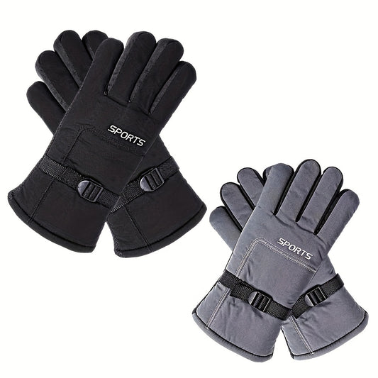 Winter Thermal Gloves Full Finger Ski Touch Screen Anti Slip Warm Liners
