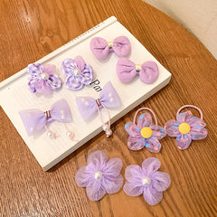 10pcs Flower Hair Clips for Girls