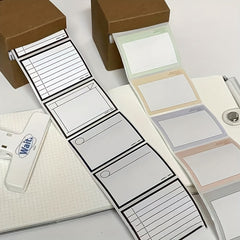 250 Sheets Pull out Line Sticky Notes Self Stick With Lines Paper