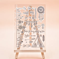 Transparent Silicone Stamps for DIY Scrapbooking & Crafts