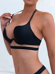 Sexy Plunge Push Up Balconette Bra - Plus Size