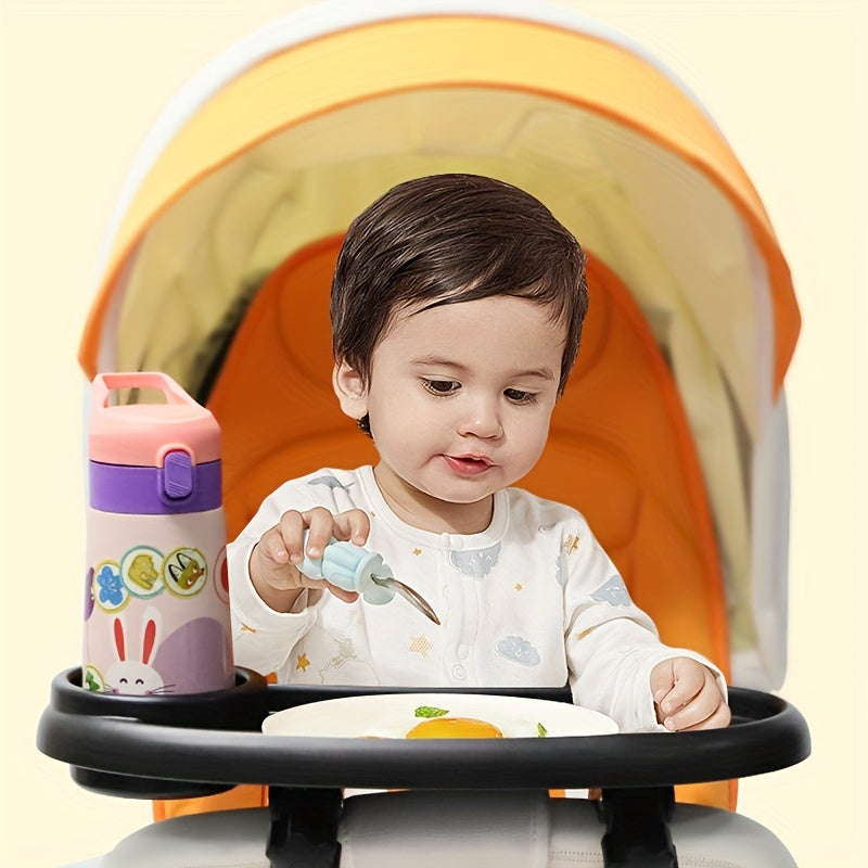 Universal Stroller Cup Holder with Phone Holder & Snack Tray