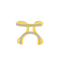Geometric Diamond Open Nail Ring Temperament Manicure Set Ring