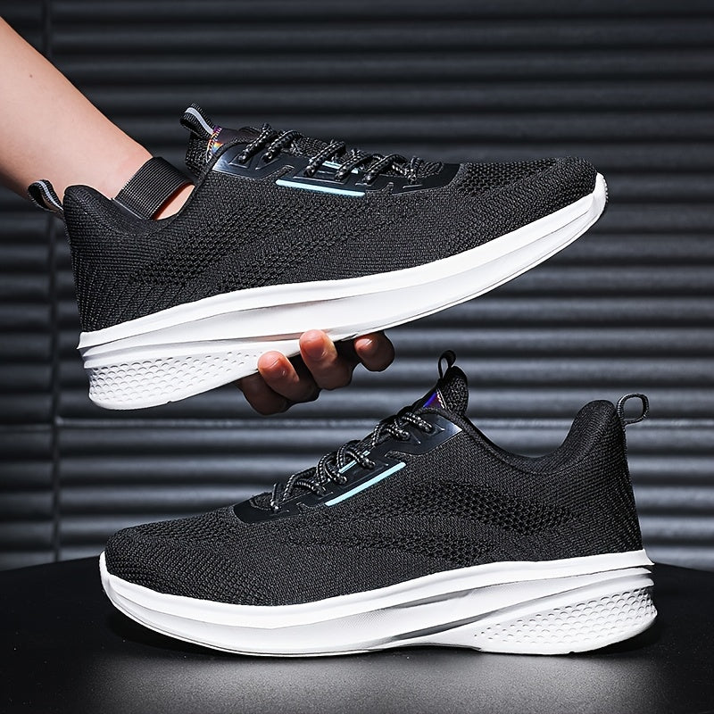 Men's Knit Lightweight Running Shoes Breathable Casual Walking Sneakers