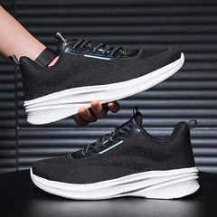 Men's Knit Lightweight Running Shoes Breathable Casual Walking Sneakers
