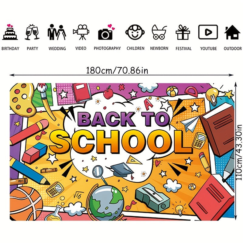 Back To School Banner - Welcome Sign - School Party Decor