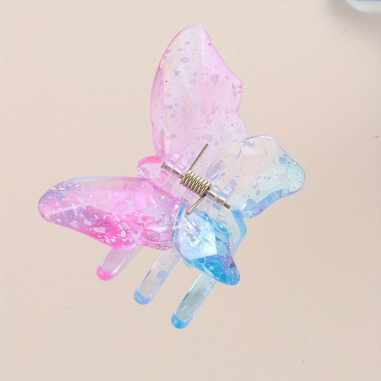 Gradient Butterfly Shaped Hair Claw Sweet Hair Claw Nonslip Ponytail Holder