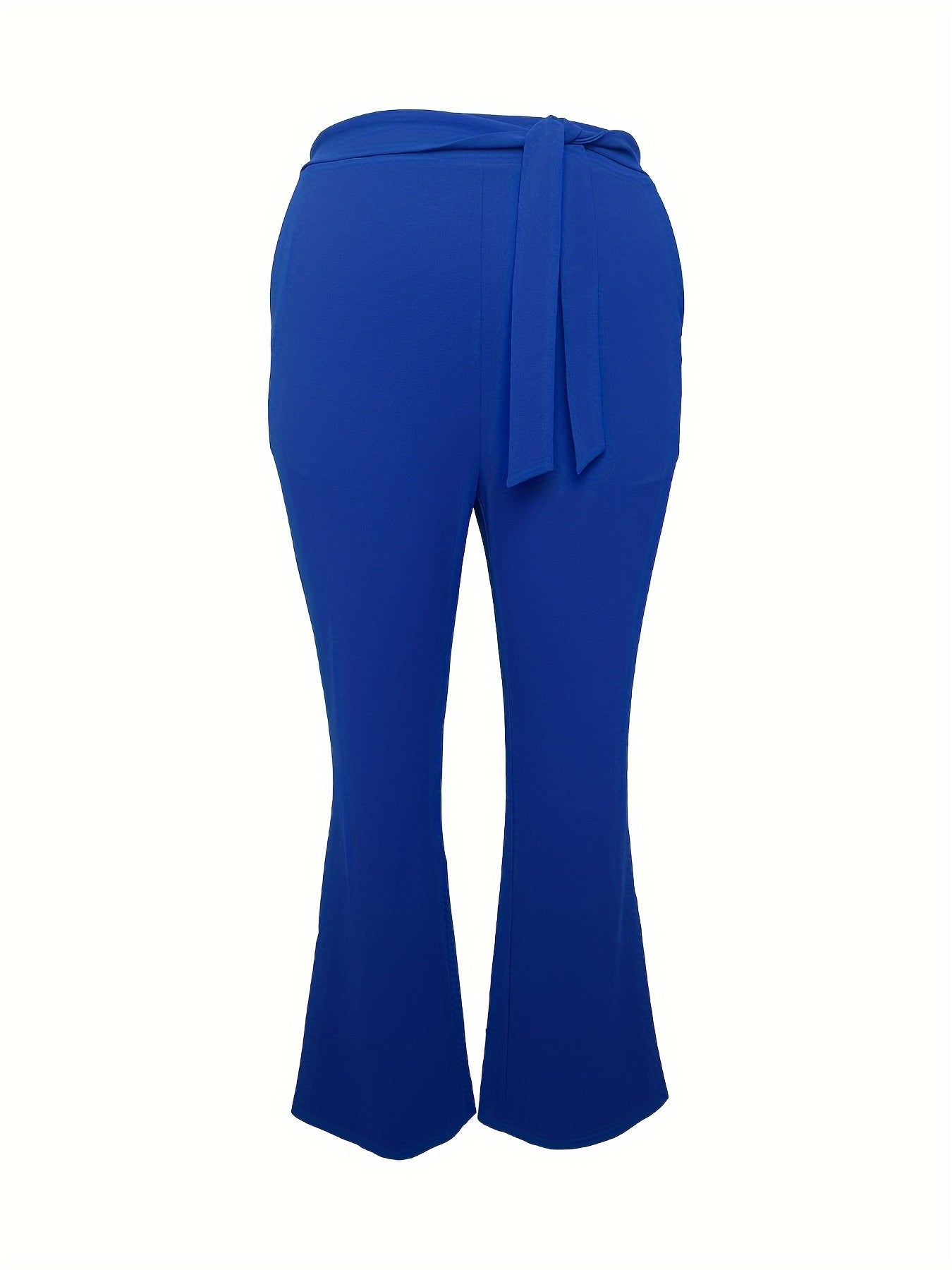  Straight Wide Leg High Rise Belted Pants