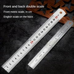 Stainless Steel Ruler 15 24 20 32 30 48 50 8 Cm Inch And Metric Steel Ruler