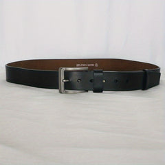 Men's Leather Belt Pin Buckle Casual Jeans Pants Waist Strap High Belt
