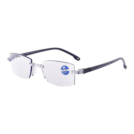 Anti Light Dual Focus Reading Glasses for Reading Books Newspapers