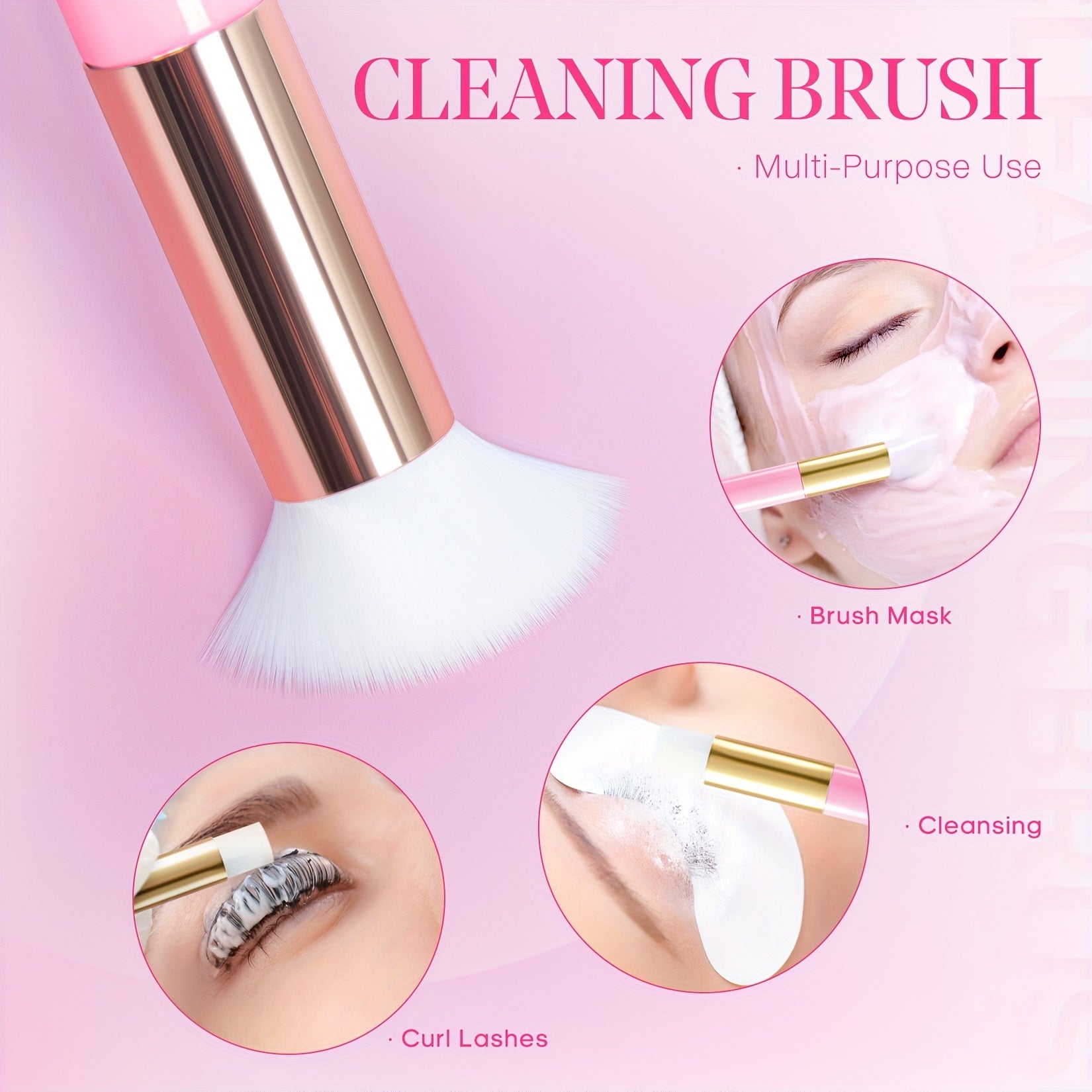 Lash Extension Shampoo & Cleanser Kit + Brush - 60ml