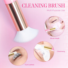 Lash Extension Shampoo & Cleanser Kit + Brush - 60ml