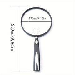 Large Magnifying Glass 13 Page Magnifier Handheld Lighted Magnifier