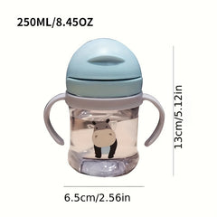 Outdoor Sports Water Cup Straw Cup with Scale