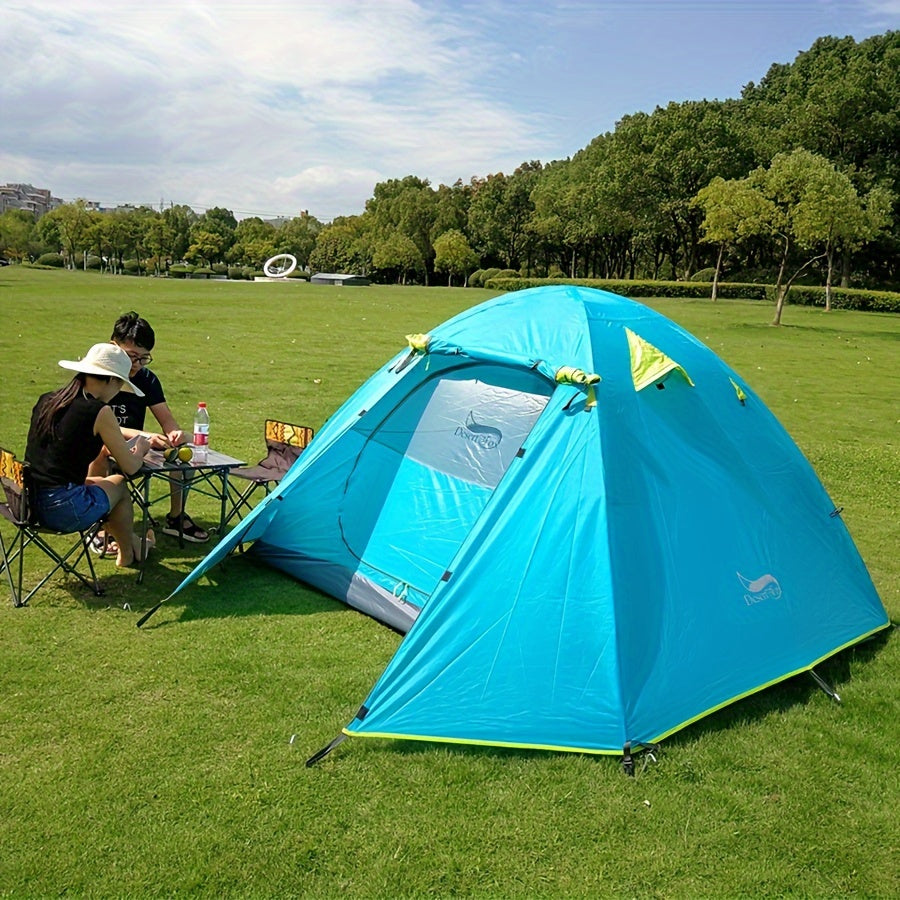 Rainproof Aluminum Pole Tent for 3-4 People