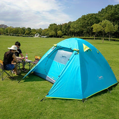 Rainproof Aluminum Pole Tent for 3-4 People