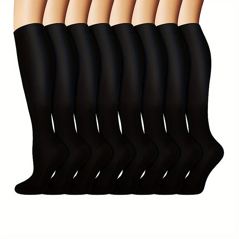 Copper Compression Socks 10-20 mmHg Knee High for Women Men