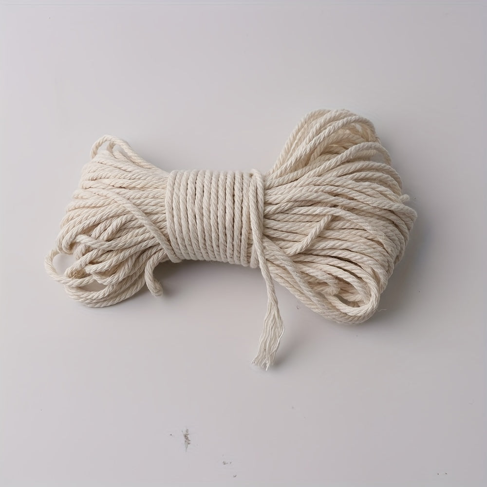 3pc Macrame Cord Christmas Decor Cotton Threads DIY Christmas Tree Ornaments