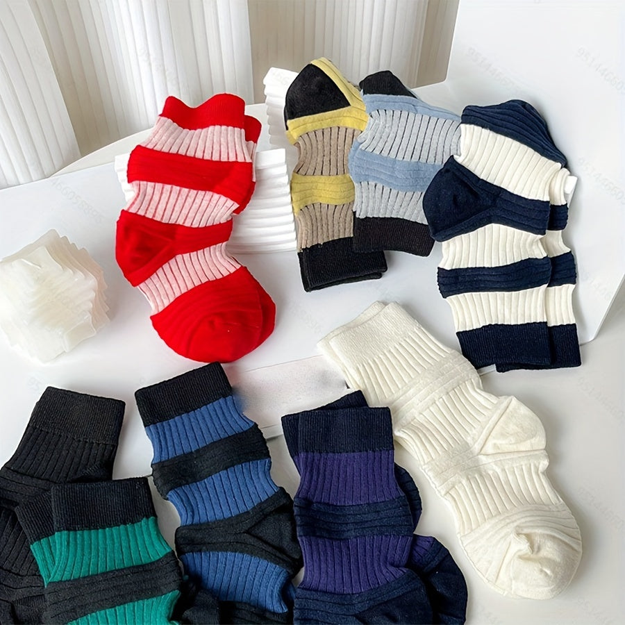 Women's Navy Texture Socks