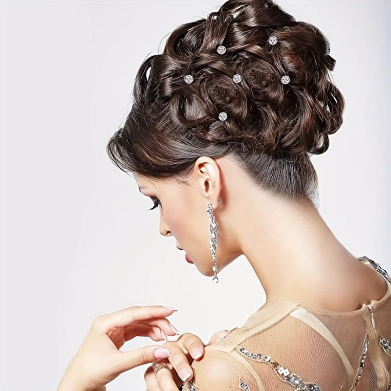 Rhinestone Hair Pins Bridal Wedding Hairpin Hair Accessories For Women