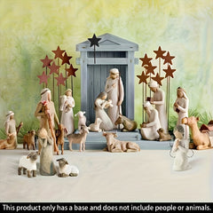 Hand Painted Faith Bible Series Christmas Statues