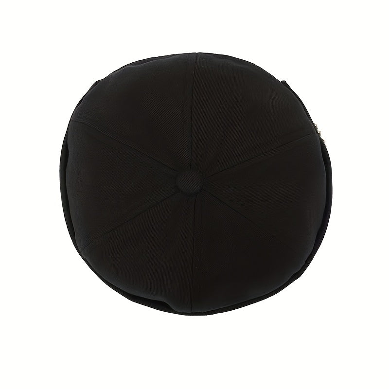 Brimless Melon Skin Soft Top Hat Unisex Street Hip-hop Fashion Hat