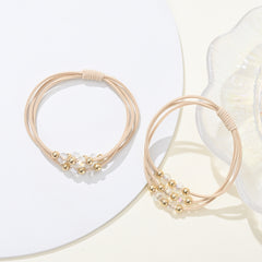 2pcs Bracelet Hair Ties Decorative Ponytail Holders Elastic Hair Bands