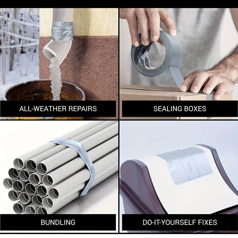 Duct Tape 33ft x 5.03cm Silvery Strong & Flexible