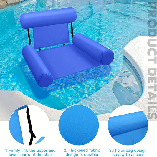 Inflatable Pool Chair Lounge Float for Ultimate Relaxation and Style