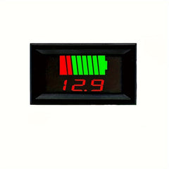 Car Charge Level Indicator LED Tester Voltmeter 12V-72V Lithium Capacity Meter