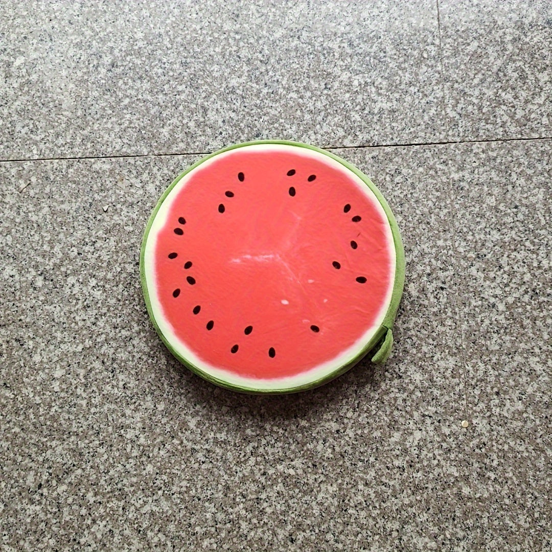 3D Fruit Seat Cushion Round Watermelon Mat for Kids