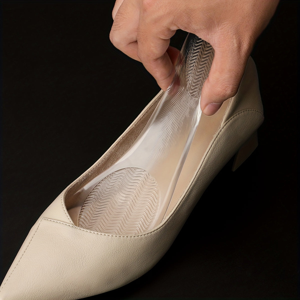 Cropped Pads for Women High Heels - One Size Flat Insoles, Non-slip, Comfortable