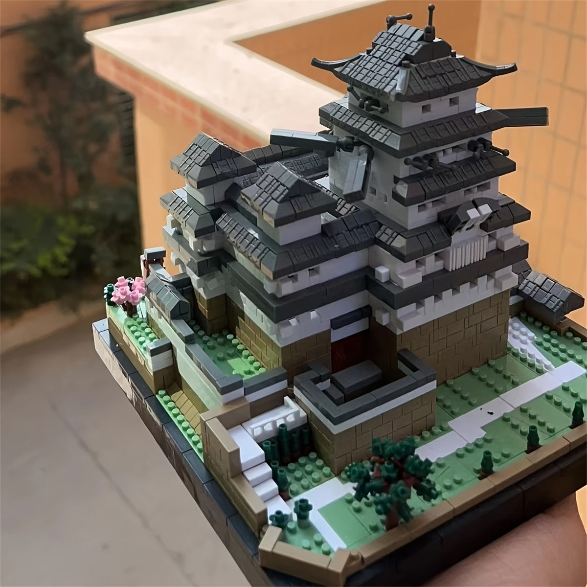 High Difficulty Simulation Castle Building Blocks DIY 3D Architectural Model