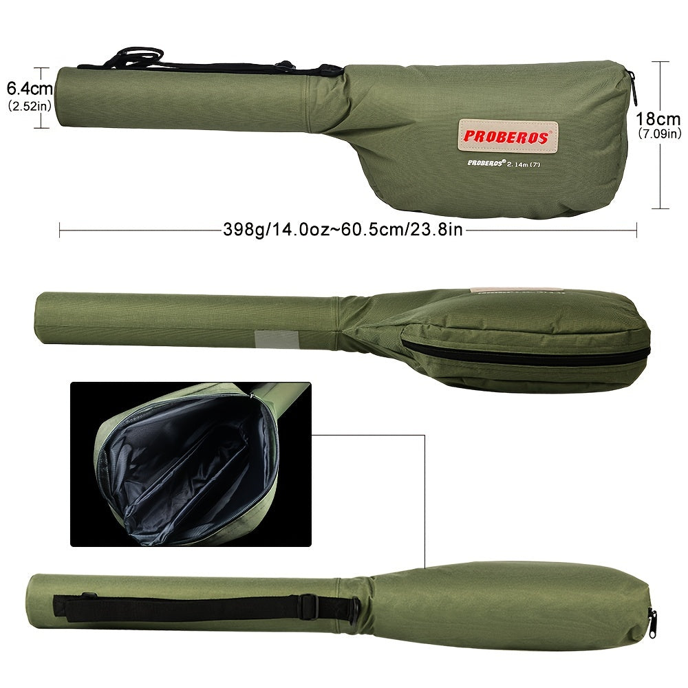 PROBEROS Fishing Tackle Set Spinning Reel Rod Line Lures Hooks Bag