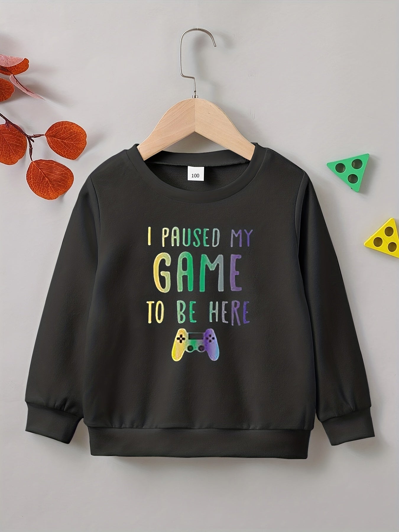 Gradient Letter I Boys Sweatshirt