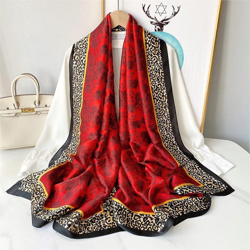 Large Silk Scarf Shawl for Warmth and Style
