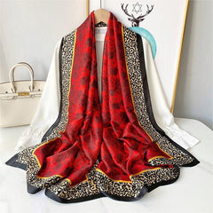 Large Silk Scarf Shawl for Warmth and Style