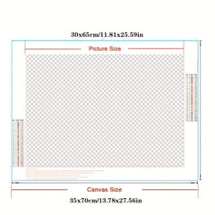 Large Buddha Diamond Painting Kit Home Decoration 35x78in