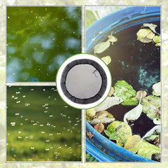 Mesh Cover For Rain Barrel - Screen Water Bucket Covers Net With Drawstring