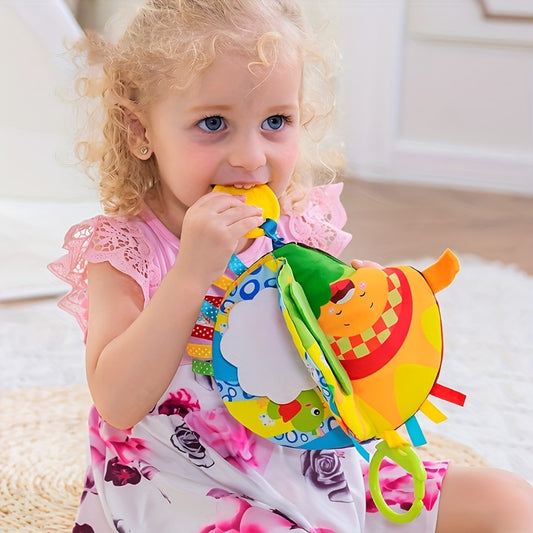 Rattle Ring Paper Car Hanging Cloth Book for Baby