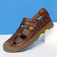 Men's Stitch Non Slip Sandals Wear resistant Comfy Beach Shoes Summer