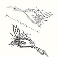 Butterfly Hair Clip Large Alloy Headwear