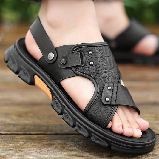 Men's Wear Resistant Non Slip Sandals Quick Drying Comfy Slides