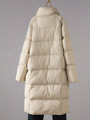 Long Puffer Jacket Women Winter Warm Outdoor Clothing