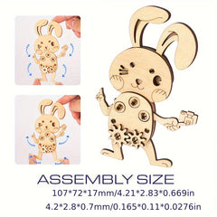 Adult 3D Wooden Animal Puzzles - Educational STEM Craft