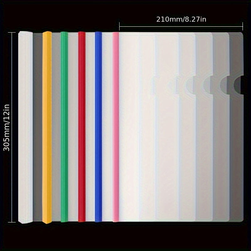 Thick Transparent A4 Insert Folder with Pull Rod Clamp