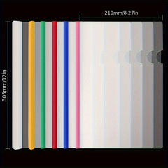 Thick Transparent A4 Insert Folder with Pull Rod Clamp