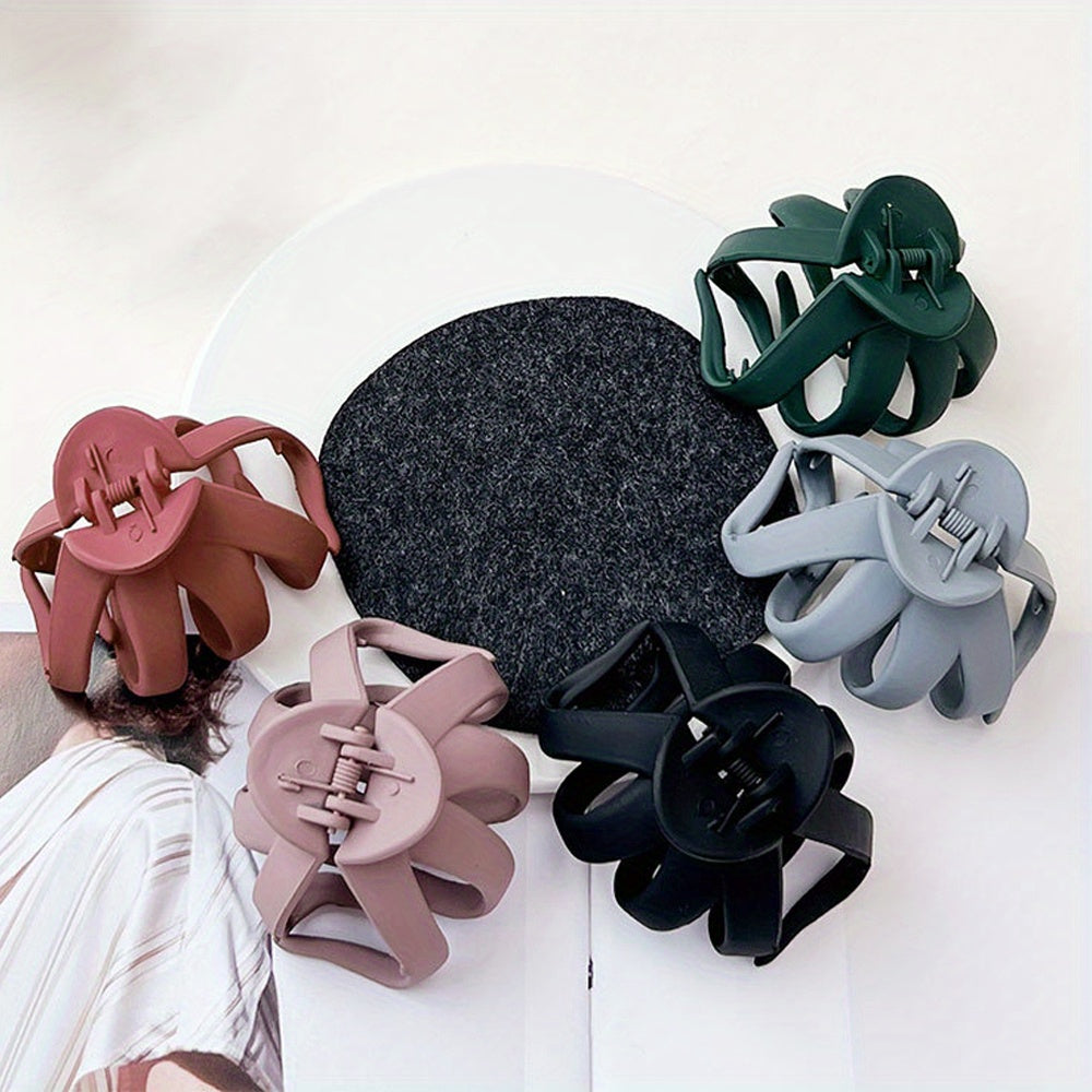 5pcs Matte Hair Clips Strong Grip for Women