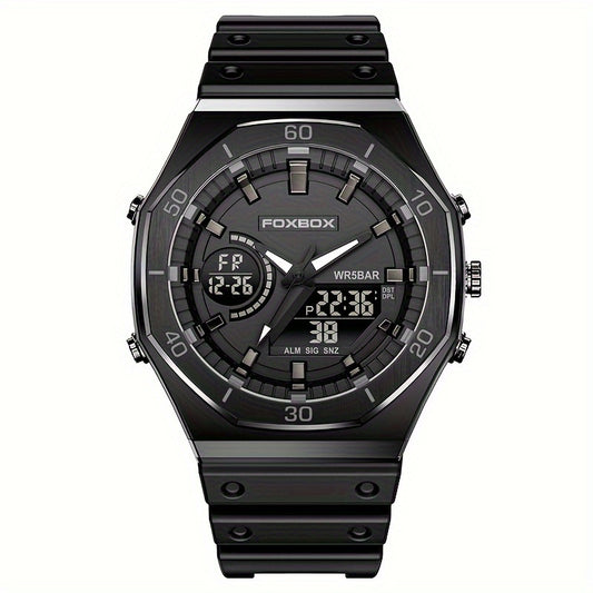 Women's Waterproof Double Display LED Alarm Sports Watch